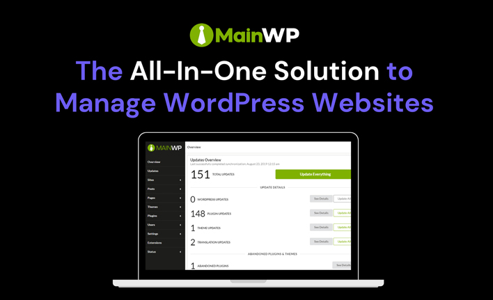 MainWP网站管理插件图片