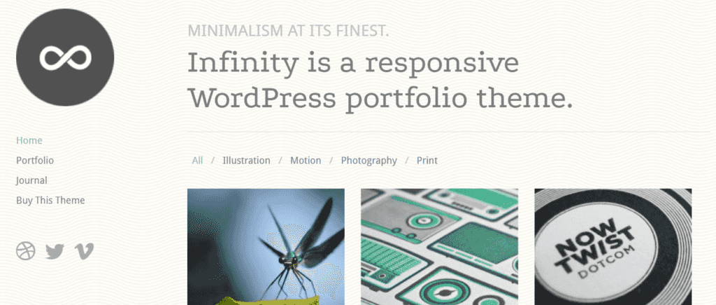 WordPress导航主题模板Infinity